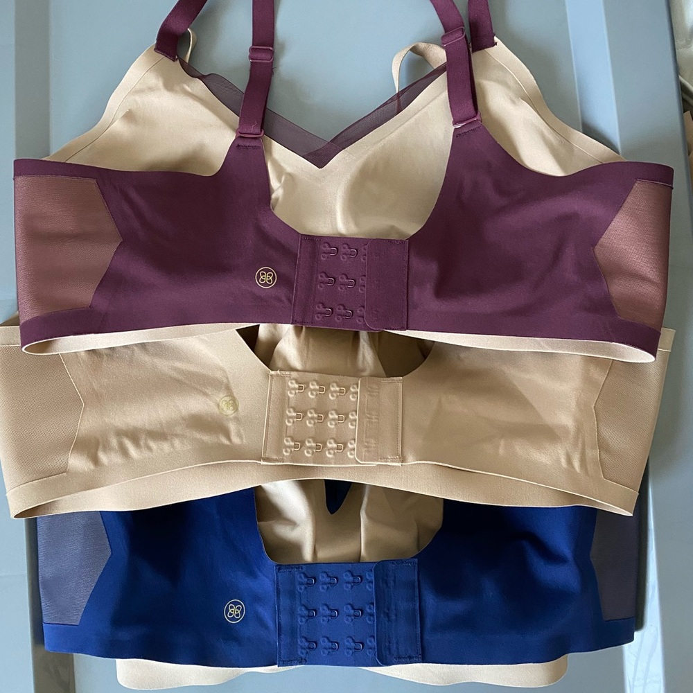HONEYLOVE XL crossover lift support bra bundle set of 3